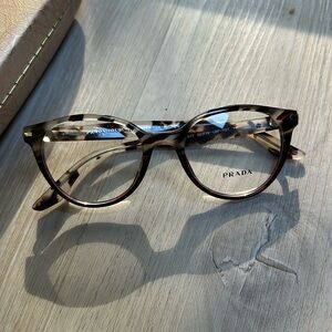 BRAND NEW PRADA JOURNAL PRESCRIPTION GLASS FRAMES Tortoise pattern